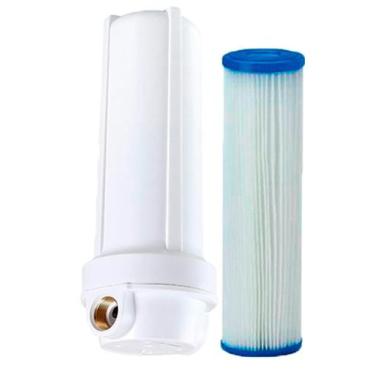 Imagem de Filtro D'Água Cavalete Entrada Poço 9,3/4 Com Refil Lavável - Cls Virt