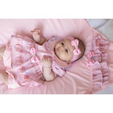 Imagem de Saida Maternidade De Verao Charmosa Menina - PEQUENO ANJO, Rosa 478