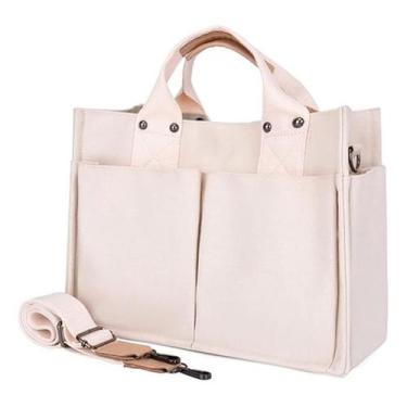 Imagem de Bolsa Sacola Unissex Espaçosa Media Passeio Transversal Luxo - Alwy, O