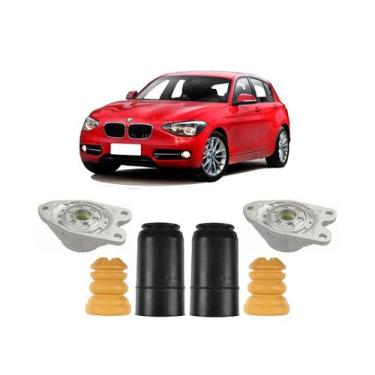 Imagem de 2 Coxim + Batente Coifa Traseiro Bmw 116i 2012 2013 2014 15 - QualyKit
