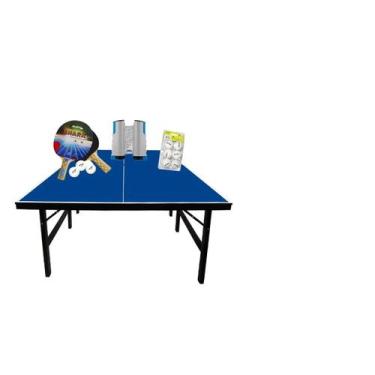 Imagem de MESA PING PONG MDP 15mm KLOPF 1001 + Kit 5055 + Kit 5075 + Rede retrát