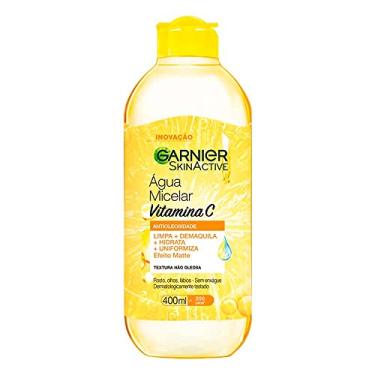 Imagem de Garnier SkinActive, Água Micelar Antioleosidade com Vitamina C, Remove a Maquiagem e Ilumina a Pele com Ação Hidratante, Tonificante e Fórmula Oil Free, 400ml