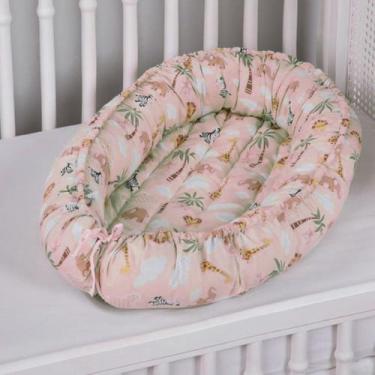 Imagem de Ninho Redutor De Berço Matelado Algodão Estampado - Monzilo Baby Kids,