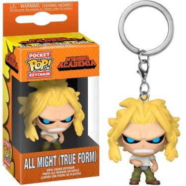 Imagem de Chaveiro All Might (True Form) My Hero Academia Funko Pop Pocket Keych