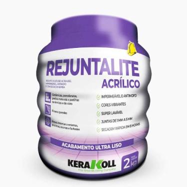 Imagem de Rejunte Acrílico 2kg Secagem Rápida Branco - Kerakoll - KERAKOLL - CIM