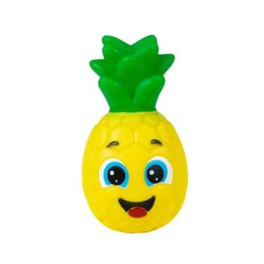 Imagem de Chocalho Mordedor Frutinhas Macio C/barulho Suave - Vila toy, Abacaxi 