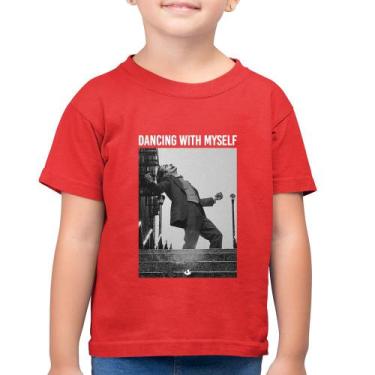 Imagem de Camiseta Algodão Infantil Dancing with myself - Foca na Moda, Vermelho