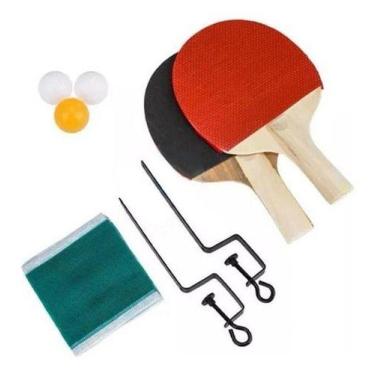 Imagem de Kit Ping Pong Tenis De Mesa  Suporte Rede - oem