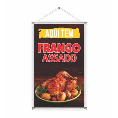 Imagem de Banner pronto Assado REF 023  medida 45x70 cm (arte Pronta)