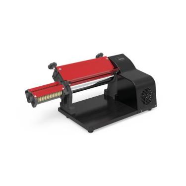 Imagem de Cilindro Laminador de massa Elétrico 28cm AND Cortador Preto - ANODILA