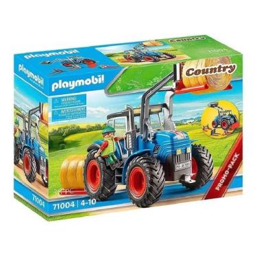 Imagem de Playmobil Country Grande Trator Com Acessorios Sunny 71004