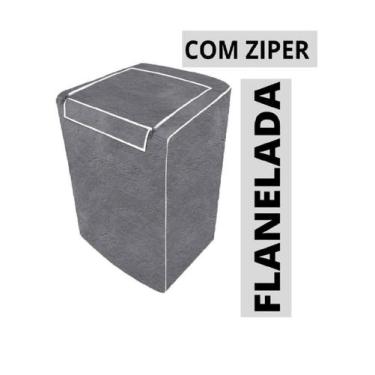 Imagem de Capa Para Máquina De Lavar Com Ziper Flanelada Consul Brastemp Electro