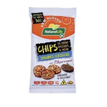 Imagem de Chips Arroz e Milho, Sem Glúten, Churrasco Natural Life 70g
