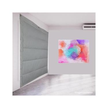 Imagem de Cortina Acústica Quadrada 100% Blackout 140cm x 140cm Bege - Acústica 