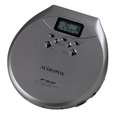 Imagem de Audiovox Leitor de CD portátil CE-170S com proteção antipulgas de 45 segundos