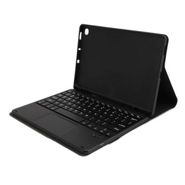 Imagem de Capa de Teclado para Tablet, Couro Sem Fio Bluetooth Anti Riscos Tablet Touchpad Trackpad Capa de Teclado para Tab S6 Lite 10,4 Polegadas SM P613 SM P619 P610 SM P615