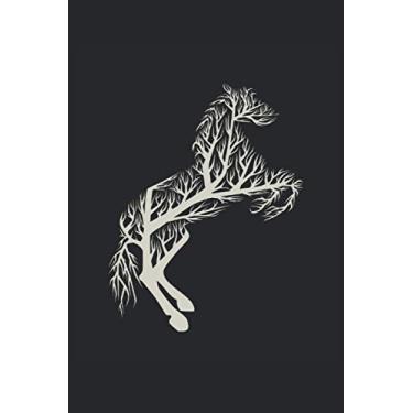 Imagem de Horses notebook: Horse notebook A5 dot grid - for planning, organizing and taking notes