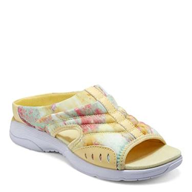 Imagem de Easy Spirit Sandálias Rasteiras Femininas, Íris amarelas, 6.5 X-Wide