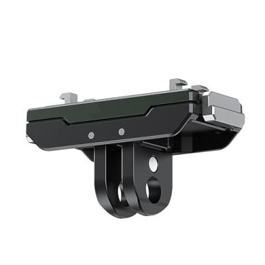 Imagem de CHICHIYANG Suporte magnético de base de liberação rápida para câmera parafuso 1/4 e conexão magnética de montagem de 2 pinos apto para Insta360 Ace Pro/Ace