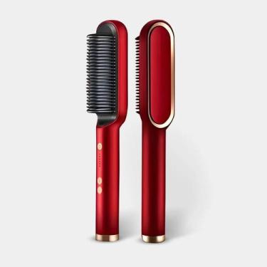 Imagem de Escova e Pente 5 em 1 Modela Alisa Hidrata Anti-Frizz Bivolt - Compre 