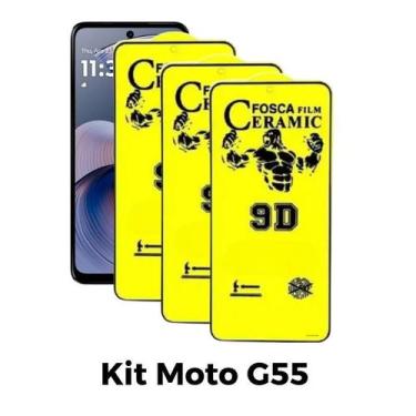 Imagem de 3UN Película Cerâmica Fosca para Motorola Moto G55 - HUANG