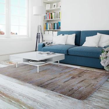 Imagem de Tapete Adana para Sala e Quarto, Tecido com Relevo Decorativo, 200 x 300 cm (Bege)