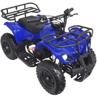 Imagem de Mini Quadriciclo Infantil Gasolina Atv 49CC 2T Partida Elétrica Cross 