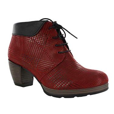 Imagem de Wolky Bota feminina Jacquerie, Camurça vermelha, 6.5-7