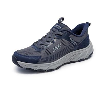 Imagem de Skechers Hillcrest 2.0 Tênis masculino sem cadarço, Azul marino, 7 Wide
