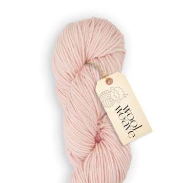 Imagem de Woolweave Fio penteado – 100% fio de lã merino extrafina para tricô e crochê – tingido à mão, ultramacio e quente – novelo de 100 g, 180 metros – lavável na máquina