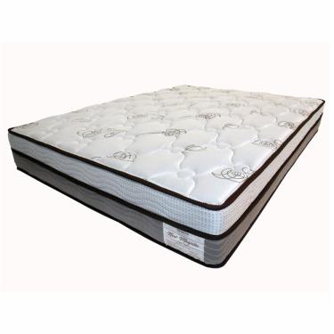 Imagem de Colchão King Size Ortobom New Magestic com Ortopillow e Molas Ensacadas 27x193x203 cm - Marrom/Cinza