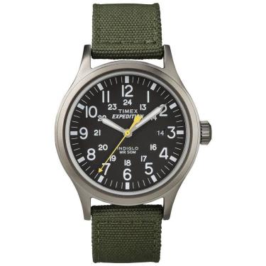 Imagem de Relógio Masculino Analógico Automático, Nylon, TIMEX T49961, Verde