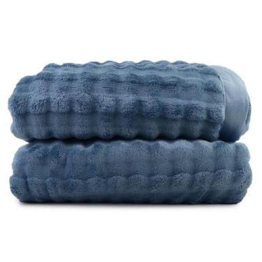 Imagem de Cobertor King Altenburg Plush Desert Azul Balneario - 135011