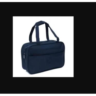 Imagem de Bolsa Térmica Com Zíper Alça De Mão E Transversal (azul marinho)