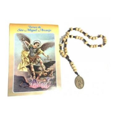 Imagem de  Terço de São Miguel Arcanjo com Folheto de Oração - SJO Artigos Relig