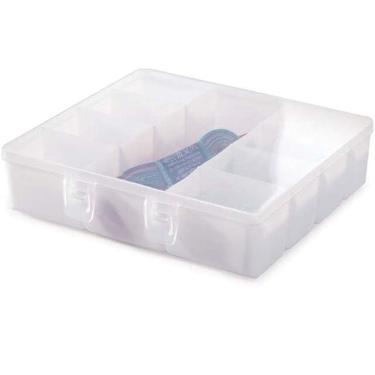 Imagem de Caixa Organizadora Duo Com 9 Divisórias, Plasútil 008669