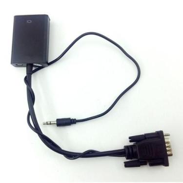 Imagem de Conversor VGA X HDMI Com cabo P2 e USB - Wincabos