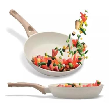 Imagem de Frigideira Cerâmica Antiaderente Fogão Cooktop Indução