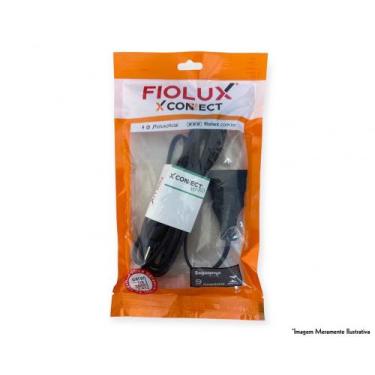 Imagem de Extensao Fiolux Prolongador 03M Tripolar Preto 10A