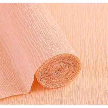 Imagem de LCREATE Rolo De Papel Crepom 2,4 M Comprimento E 43 Cm Largura Para Cerimônias Casamento Decoração Diversos Festivais Grandes (Champanhe)