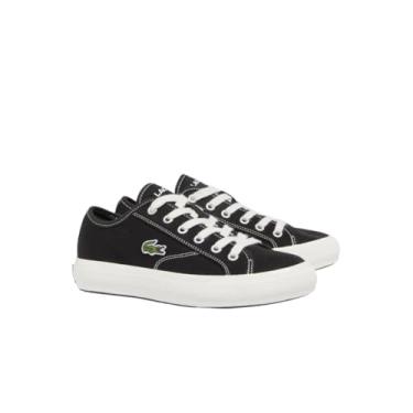 Imagem de Lacoste Tênis feminino Backcourt, Preto/Off White, 35