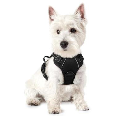 Imagem de Arnês para cães rabbitgoo No Pull Adjustable XS Black