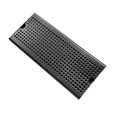 Imagem de IEUDNS Bandeja de gotejeira de cerveja Torre de cerveja Pan de drenagem de panagem de placa de aço inoxidável para bebida de beleza de bebida cargo, 30x17.5x1.5cm