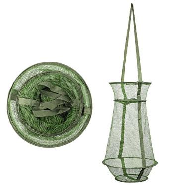 Imagem de Mouhike Rede de Pesca Armadilha de Peixe de Malha Desmontável Cadeia/Pesca Manter Rede/Cesta de Pesca para Manter Iscas Crayfish Peixes de Caranguejo Cheiro Minnows Lagostas de Camarões, Armadilha de Malha de Pesca Dobrável