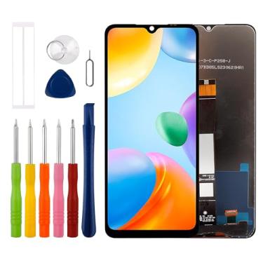 Imagem de [Novo] Tela LCD Touch Screen Digitalizador Substituição para Redmi 10C Poco C40 220333QPG 220333QAG 220333QBI 220333QNY 220333QL 6,7 polegadas com kit de ferramentas de reparo técnico - preto.