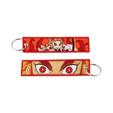 Imagem de Chaveiro de Anime fofo com Etiqueta para Chaves de Carro e Mochila - U