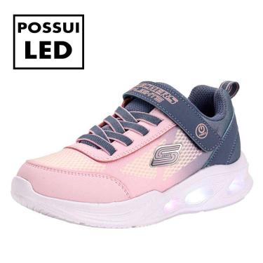Imagem de Tênis Infantil S Ligths Sola Glow Ombre Deluxe Skechers 303714L