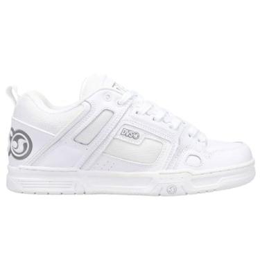 Imagem de DVS Tênis de skate masculino Comanche, Branco/Branco, 39