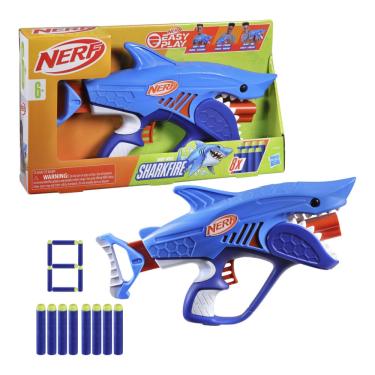 Imagem de Lança Dardos Nerf Sharkfire Tubarão - Hasbro