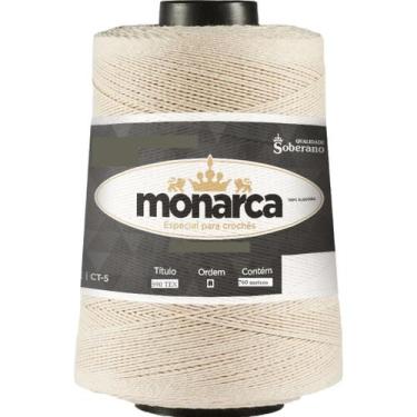 Imagem de Barbante Cru Monarca 500g Fio nº 3/5/8 Soberano para Crochê